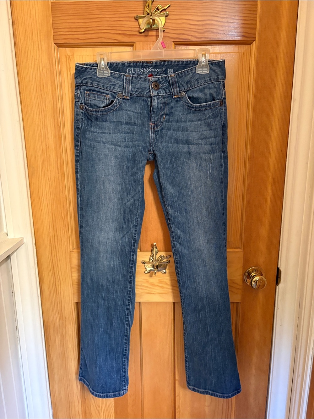 GUESS Women's Medium Blue Boot-Cut Jeans